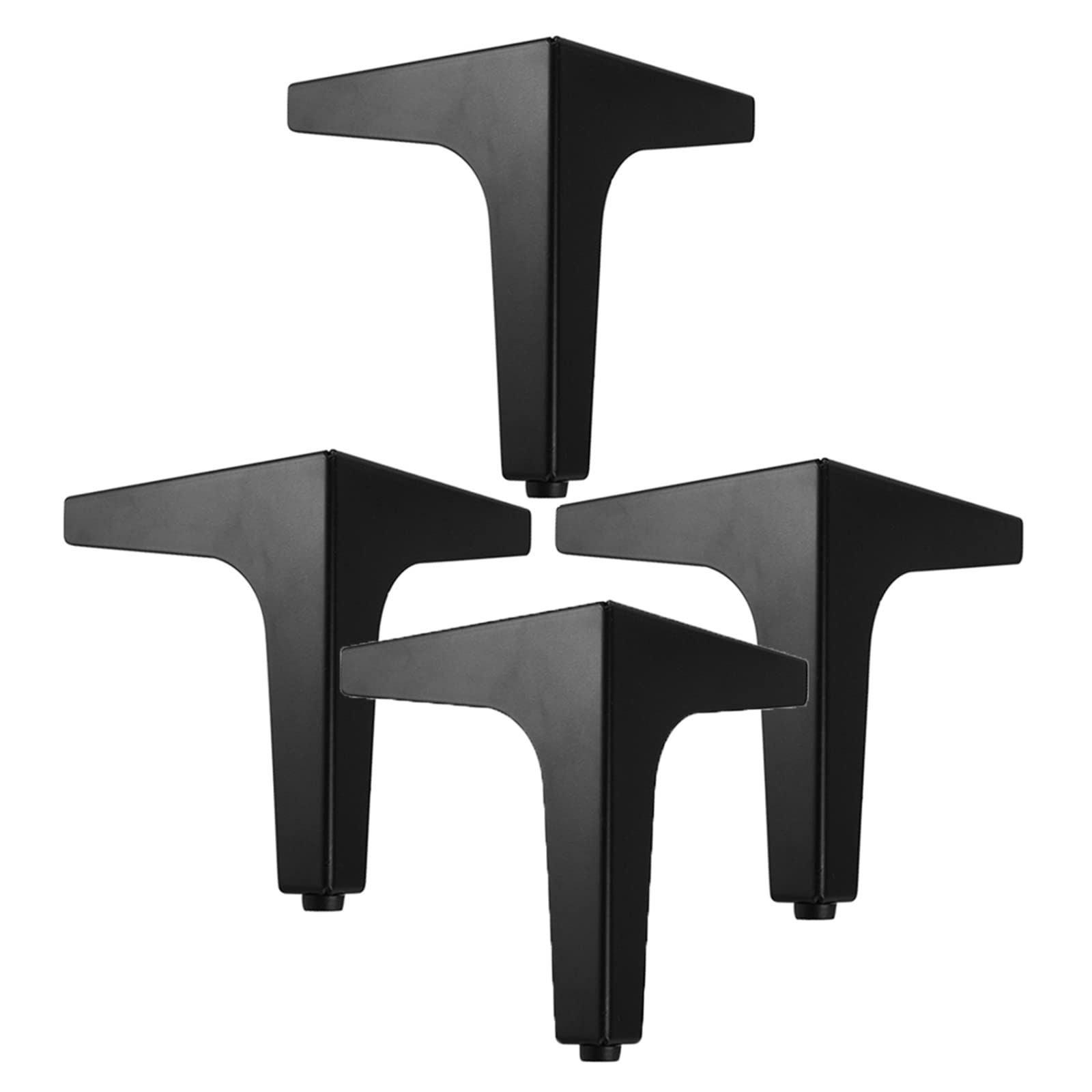 Patas triangulares para muebles de salón, juego de 4 patas fáciles de instalar