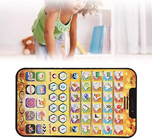 Arabic English Learning Machine, Early Educational Toys Children Tablet Reading Machine Bilingual Toys(Without Battery)(A)