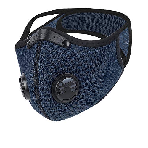 Dustproof Mask,Dust Mask with Filter,Outdoor Sports Face Mask,Filtration Exhaust Gas Anti Pollen Allergy,Half