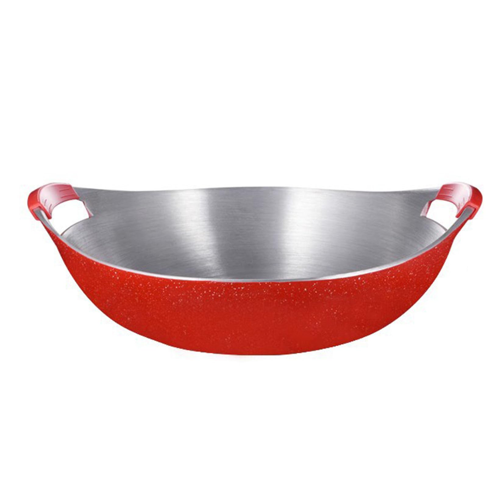 Olla para Pescado, Olla para Sopa de Pescado hirviendo de aleación de Aluminio con Recubrimiento Antiadherente con Asas Dobles para el hogar Comercial (32cm/12.6in)