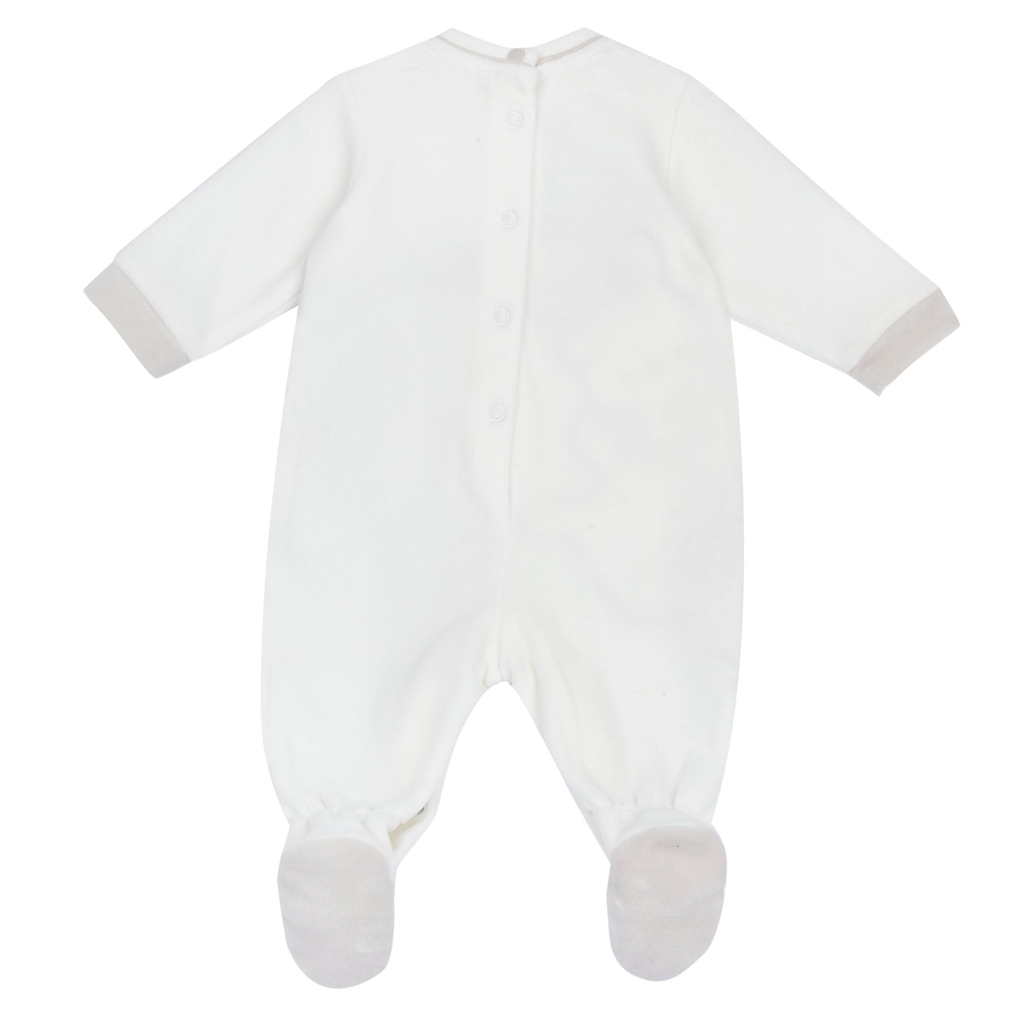 Chicco, Grenouillère Bébé Fille en Chenille Chaude et Douce, avec Ouverture Pratique à l'Entrejambe, Idéale pour l'Hiver, Vêtements Bébé 0-24 Mois, Designed in Italy