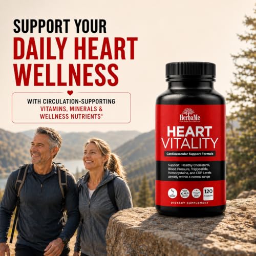 HerbaMe Heart Health Supplement for Circulation & Blood Flow Support - Image 2