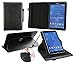 Produktbild emartbuy Odys Thor 10 Plus 3G 10.1 Zoll PC Universal (9-10 Zoll) Schwarz Premium PU Leder 360 Grad Rotierende Stand Folio Geldbörse Tasche Hülle Stand Folio Wallet Case Cover + Schwarz Eingabestift