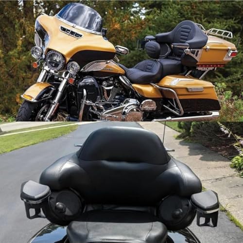 GYMARK Harley Touring 97-23 Passenger Armrest with Cup Holder Rear Seat Passenger Adjustable Armrest for Harley Touring Electra Glides Road Glide Ultra Tri Glide 1997-2023 (2014-2023, Black), JY-242 by GYMARK - Image 7