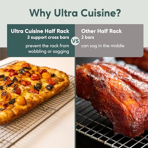Image of Ultra Cuisine Durable Cooling Rack for Cooking and Baking - 11.5 inch x 16.5 inch