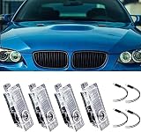 Gileolant 4Pcs Car Door Light Logo Projector, LED Welcome Door Light for 1/2/3/5/6/7/X1/X2/X3/X4/X6/M2/M3/M4/M5/Z/GT