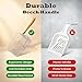 Epargnaro 2 Pack Metal Cat Litter Scoops, Heavy-Duty Kitty Scooper with Hook, Stainless Steel Kitten Poop Lifter for Litter Box, Speed Sifter with Comfortable Beech Wood Grip