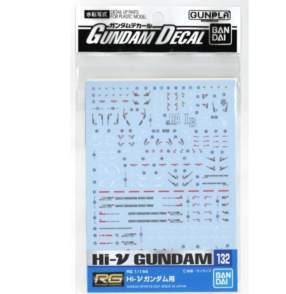 Amazon | ガンダムデカールNo.132 RG 1/144スケール 機動戦士