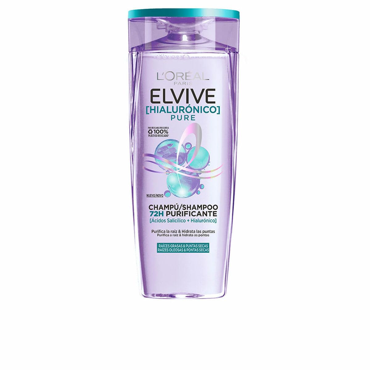 L’Oréal Elvive Hyaluronic Pure Shampoo Einheitsgröße 380 ml