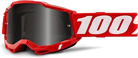 ト送料込 100% ACCURI 2 サンドゴーグル レッド スモークレンズ - 通販