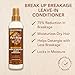 Creme of Nature Pure Honey Leave-In Conditioner, Moisture-Rich Detangler for Dry, Damaged Hair, Haircare Gift for Women, Sulfate-Free Formula, 8 oz
