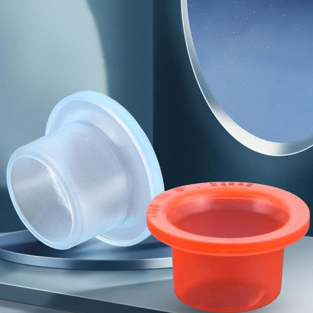 50 Stück JIYIN Silikon-Wasserhahndichtung – Auslaufsicher, Blau, Für Wasserhähne & Dreieckventile