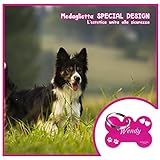 Zoom IMG-2 mamipets medaglietta cane osso con Zoom IMG-2 mamipets medaglietta cane osso con