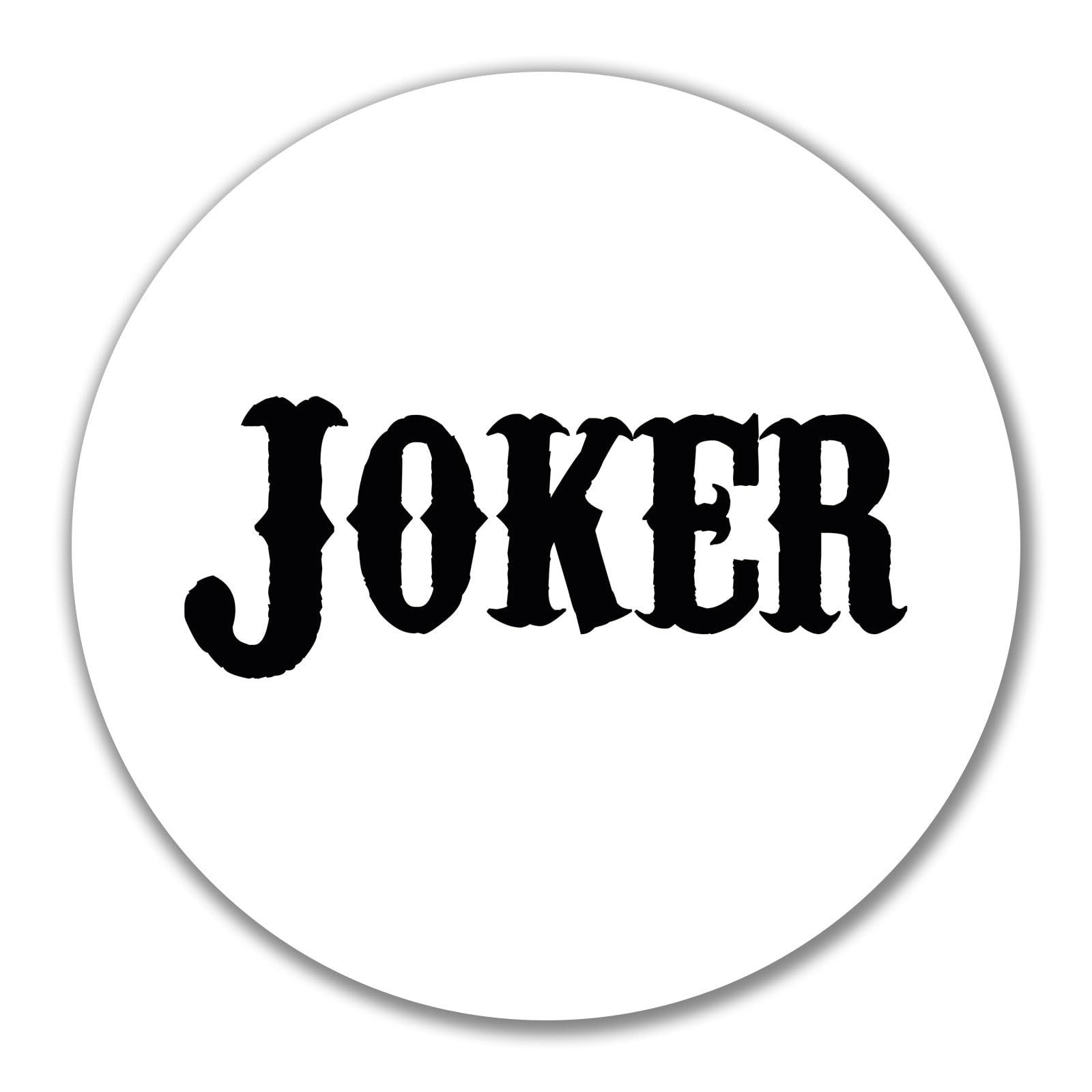 Huuraa Joker Aufkleber 10 cm