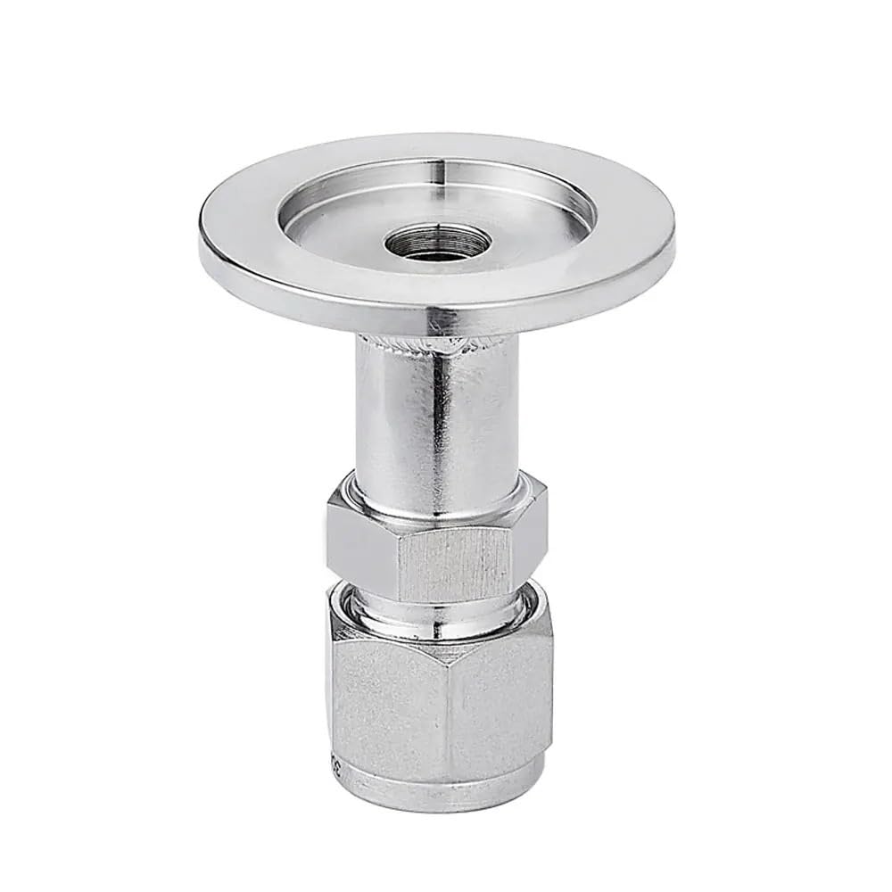 1 Uds VCR Unión de compresión vacío SUS304 accesorio tubería sanitaria(KF16-9.52mm 3/8 Inch)