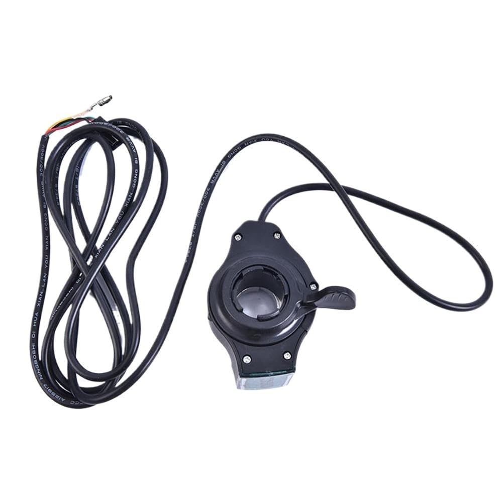 Caffen Black Ebike Throttle E-Bike Thumb Throttle Digital Display Switch Electric Vehicle
