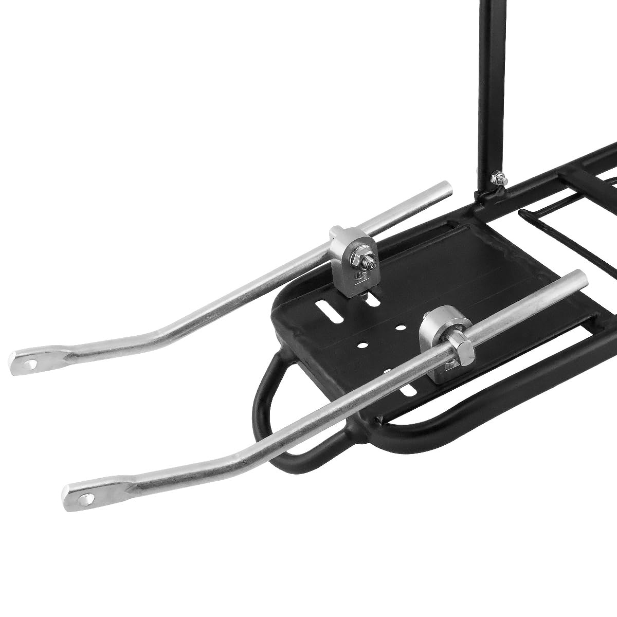 Portaequipajes Trasero Para Bicicleta - Aluminio - Ajustable 26-28" - Soporta 25 Kg - Con Soporte Para Luz