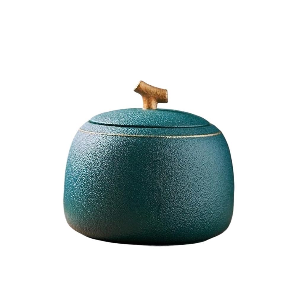 Bx9rE7tK3g Kitchen Storage Jar Ceramic Tea Canister With Airtight Lid Household Storage Container Tins Jar For, Coffee, Herb, Sugar, Spice, Nuts Ceramic Tea Canister