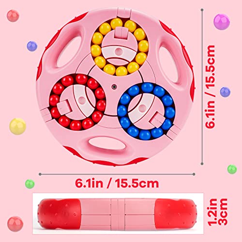 Spiele ab 6 7 8 9 10 Jahre Mädchen: IQ Puzzle Geschenke für Mädchen 5-12 Jahre Spielzeug Geschicklichkeitsspiele Magic Beans Angst Linderung Spielzeug ab 6-8-11 Kinder Teens Erwachsene Fidget Toys