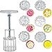 N-D Mooncake Mould Press Cookie Stamp foremki do pieczenia ręcznego ciasta księżycowego z 6 pieczęciami, ręcznie drukowane, fondant, desery, ciastka księżycowego, ciastka, deserów