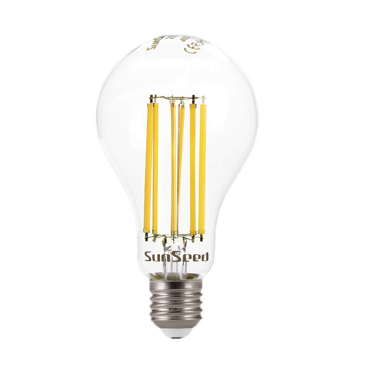 SUNSEED 10x Glühfaden LED classic Lampe E27 16W ersetzt 142W Neutralweiß 4000K