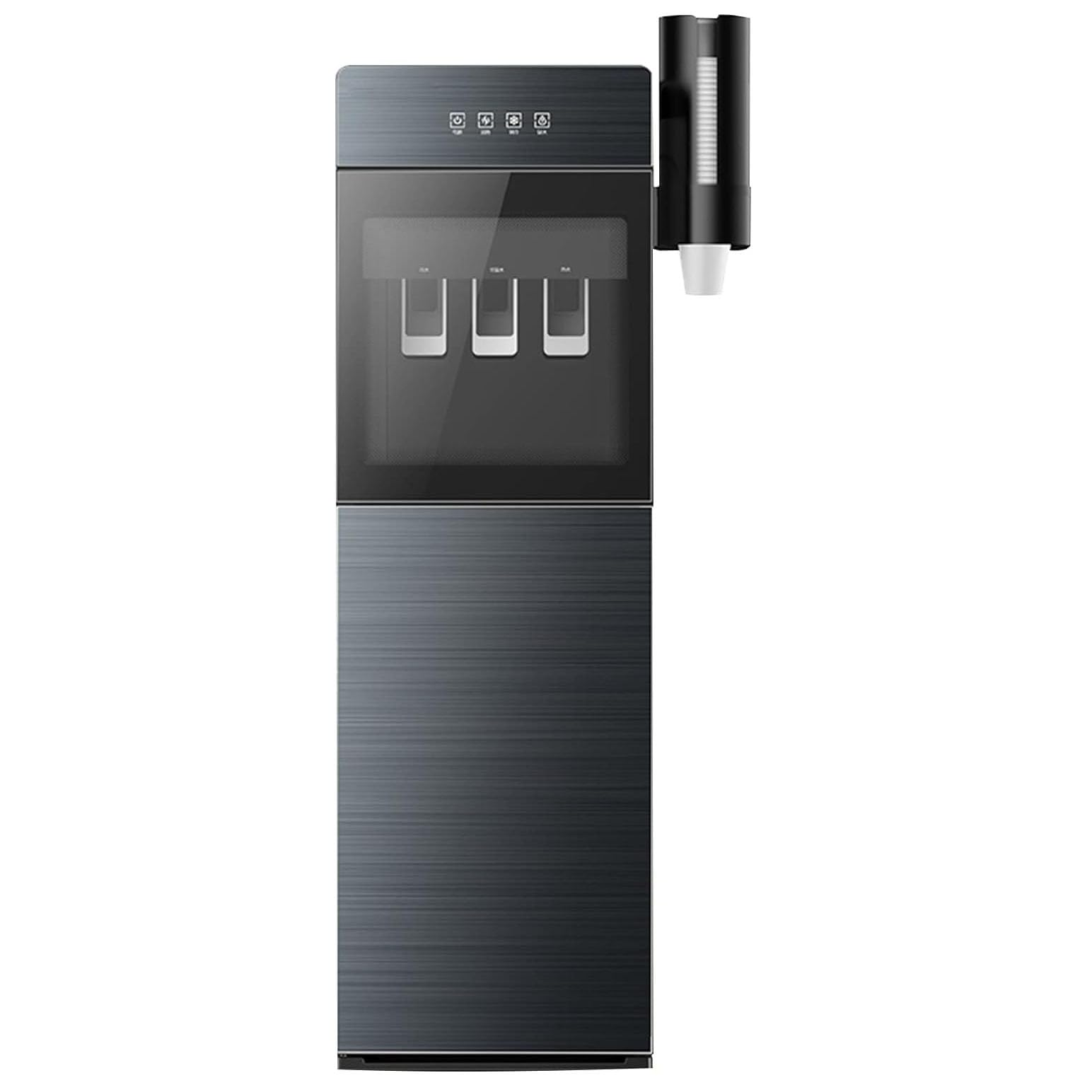 3-in-1-Wasserspender für heißes und kaltes Wasser, 5 Gallonen, Bodenbefüllung, ideal für Zuhause/Büro/Kaffee/Tee/Bar/Wohnheim – mit Getränkehalter