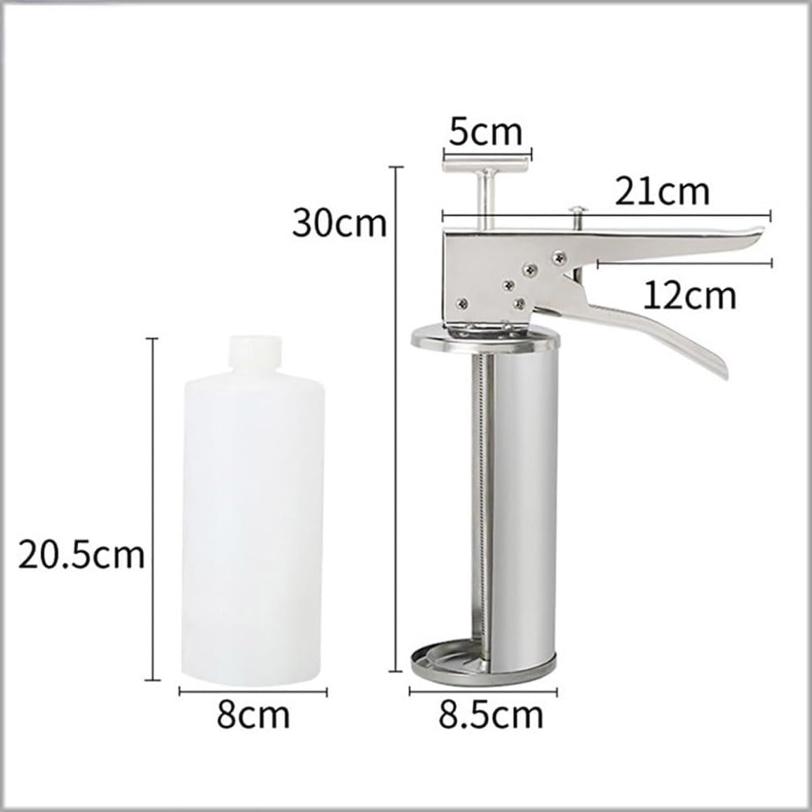 Utensilios Cocina Pistola para Salsa Hamburguesa, Dispensador cuantitativo Salsa, Pistola para Salsa Tomate, Dispensador condimentos, Pistola para Salsa Ensalada,