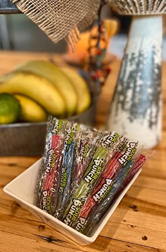 Sour Punch Twists, 3 Inch Individually Wrapped Candy, Bulk, (1 Lb.), Blue Raspberry, Cherry, Strawberry & Apple, Great for Easter Baskets and Egg Hunts, Movie & Game Night Treats and More! (1 Lb.)