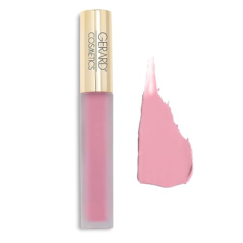 Miniatura 22 de Gerard Cosmetics HydraMatte Lápiz labial líquido Mudslide Lápiz labial marrón con acabado mate Larga duración y no seca Color de labios súper