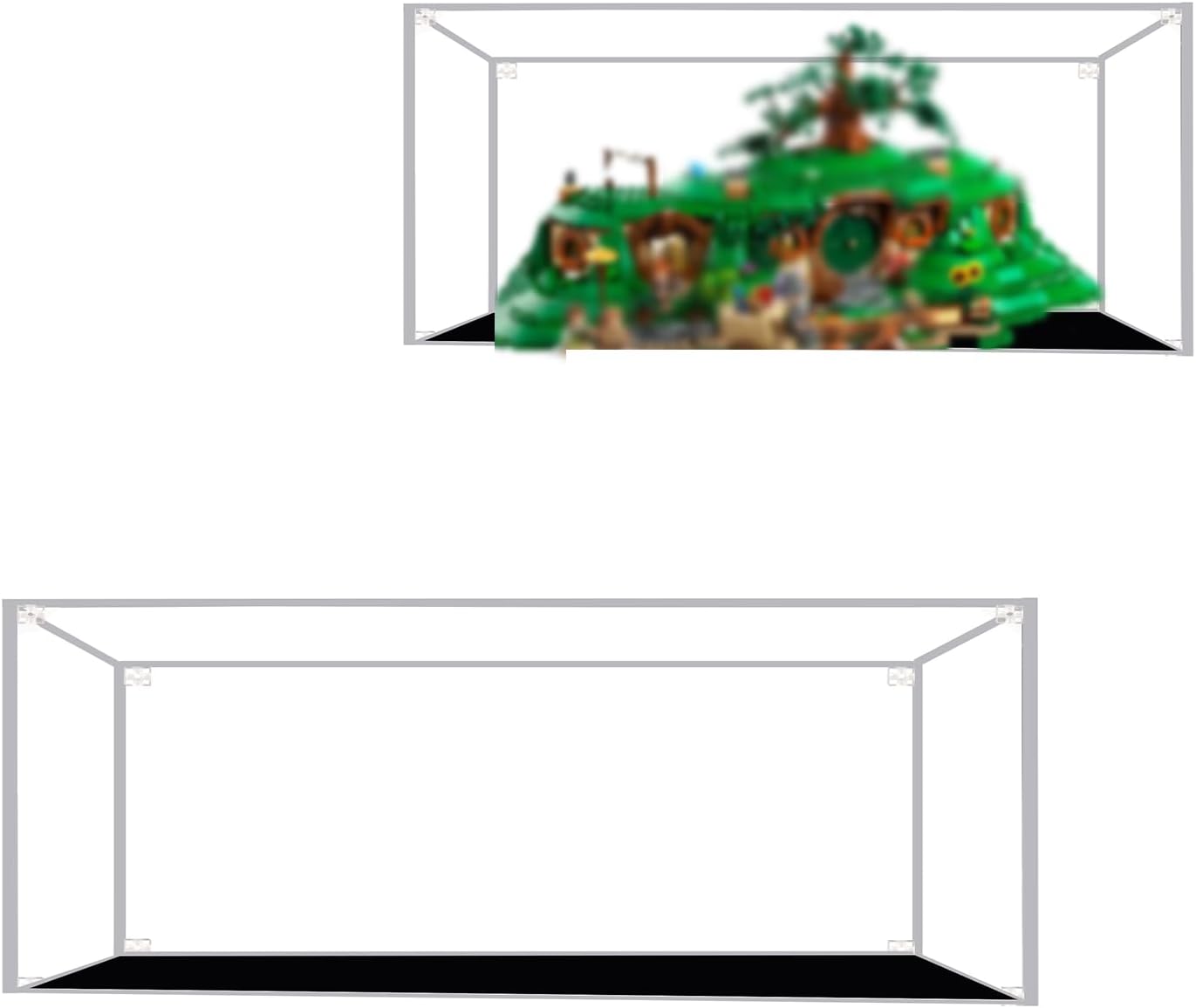 Acrylic Display Case for Lego 10354 25.59x13.78x11.81inch (65x35x30cm)(NOT Included The Model)