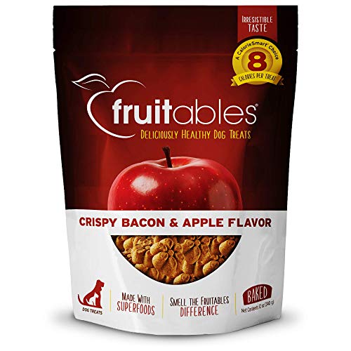 Fruitables Baked Dog Treats – Pumpkin Treats For Dogs – Healthy Low Calorie Treats – Free Of Wheat, Corn And Soy – Cripsy Bacon And Apple – 12 Ounces #TOP4