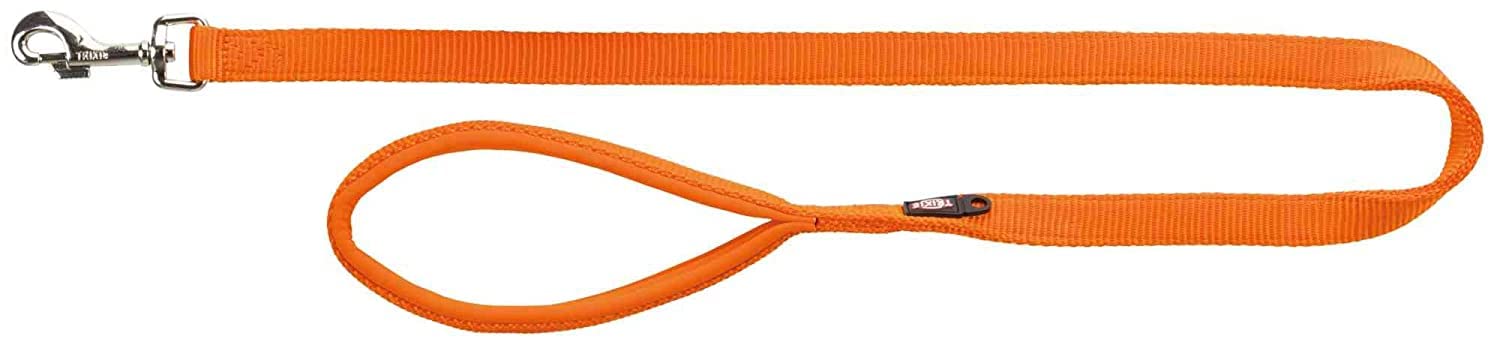 Trixie Premium Anti Slip Padded Handle Long Dog Leash Durable,Comfortable and High Strength Dog Training Leash for 10 kg or Less 3.93 ft./15 mm (XS-S, Papaya) (B09MNBZWQR) Amazon Price History, Amazon Price Tracker