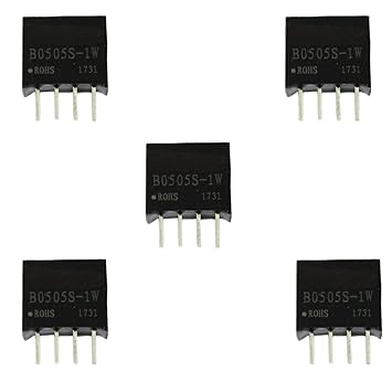 Comidox 5PCS B0505S-1W DC-DC 5V Power Supply Module 4 Pin Isolated converter