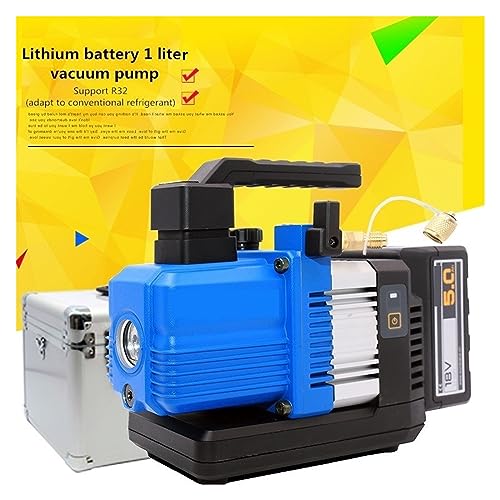 Bomba de vacío BUUBO VRP-2DLi, 180 W, 18 V, batería de litio sin cepillo, extractor de aire para servicio de aire acondicionado con refrigerante R32 miniatura 2