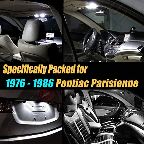 Kit 12 luces LED interior blanco 6000k para Pontiac 76-86 miniatura 2
