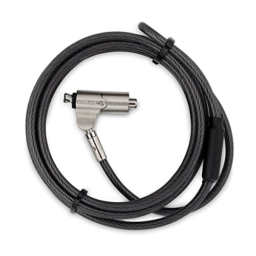 Image of Targus DEFCON Trapezoid Keyed Cable Lock for Laptop Computer and Desktop Security Cable (ASP65GLX)