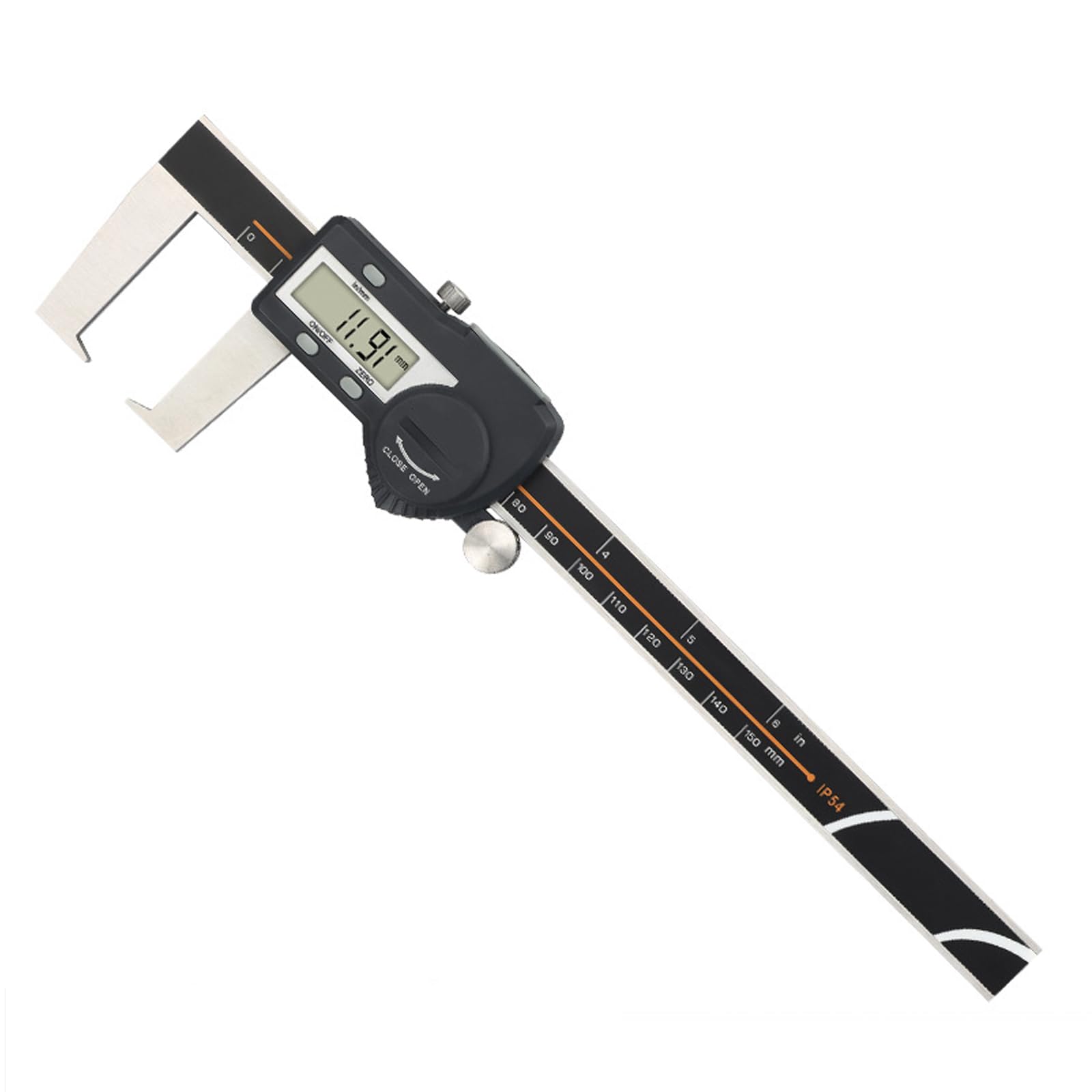 SWENEEN Outside Groove Digital Caliper 0-6"/150Mm,Ip54 Waterproof Stainless Steel Digital Caliper Measuring Tool,Vernier Caliper Digital Micrometer With Lcd Screen,Inch Metric Co,