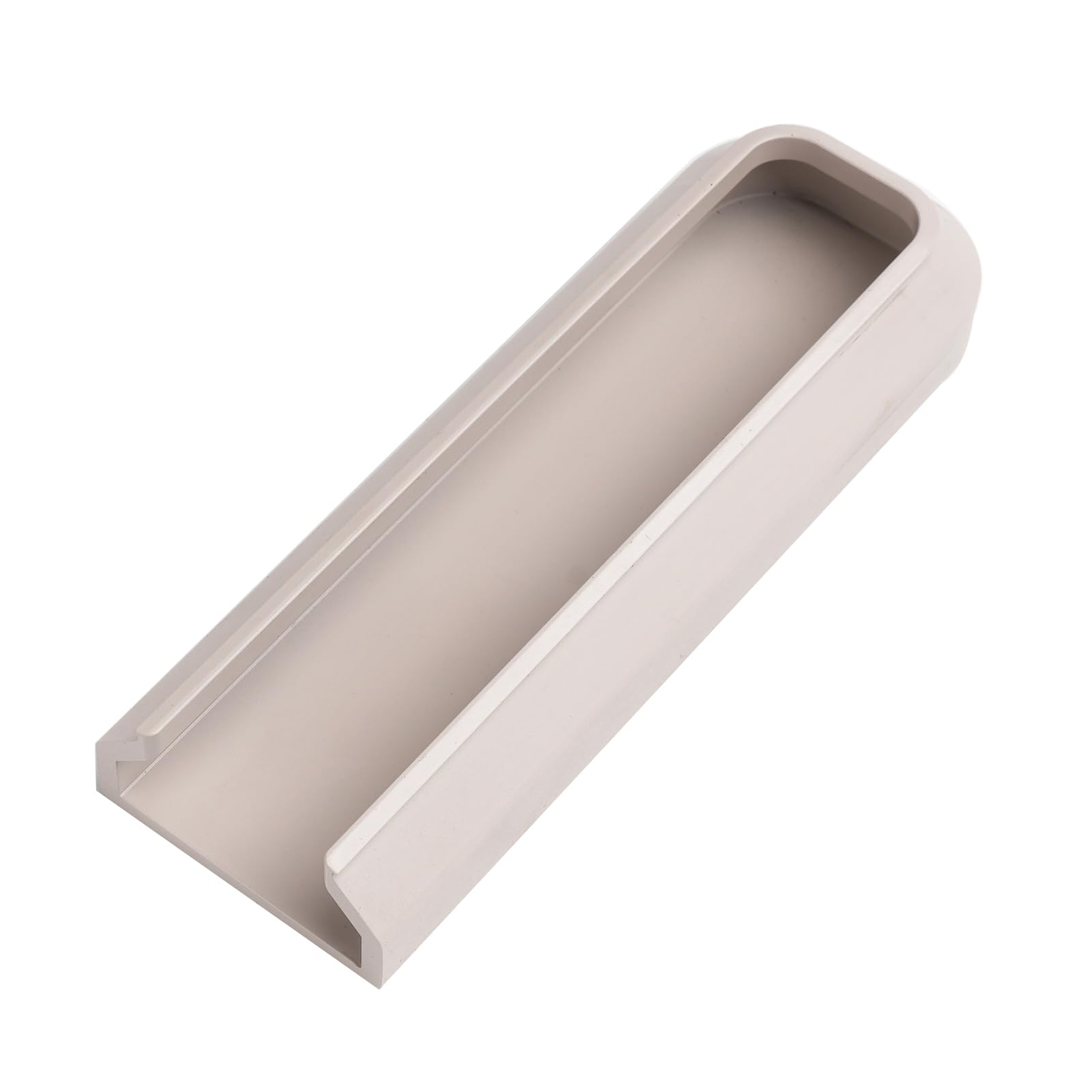 DSWZLQDXB Drawer Knob for Windows Half-recessed Door Levers Country Style Handle Flush Sliding Door Pull Multi-Colour Handles Recessed Rectangle Cabinet Handles Aluminium Alloy (Grey)