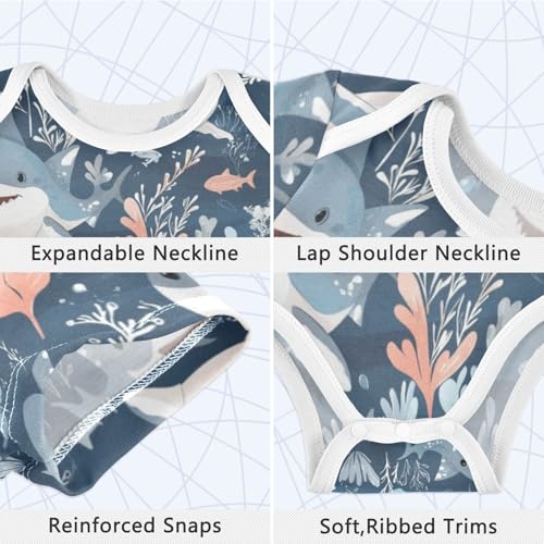 vvfelixl Baby Girls' Bodysuits Champagne Bottle Short Sleeve Cotton Baby Boy Clothes for 0-3 Months3