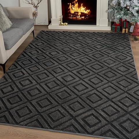 ST. BRIDGE Soft Grey Memory Foam Rug Cover