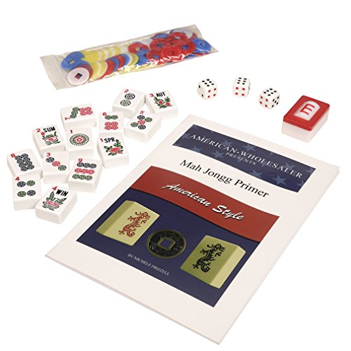 Linda Li MJPAIS-BLUE New! - American Mahjong Set 166 Premium White Tiles thumb #5