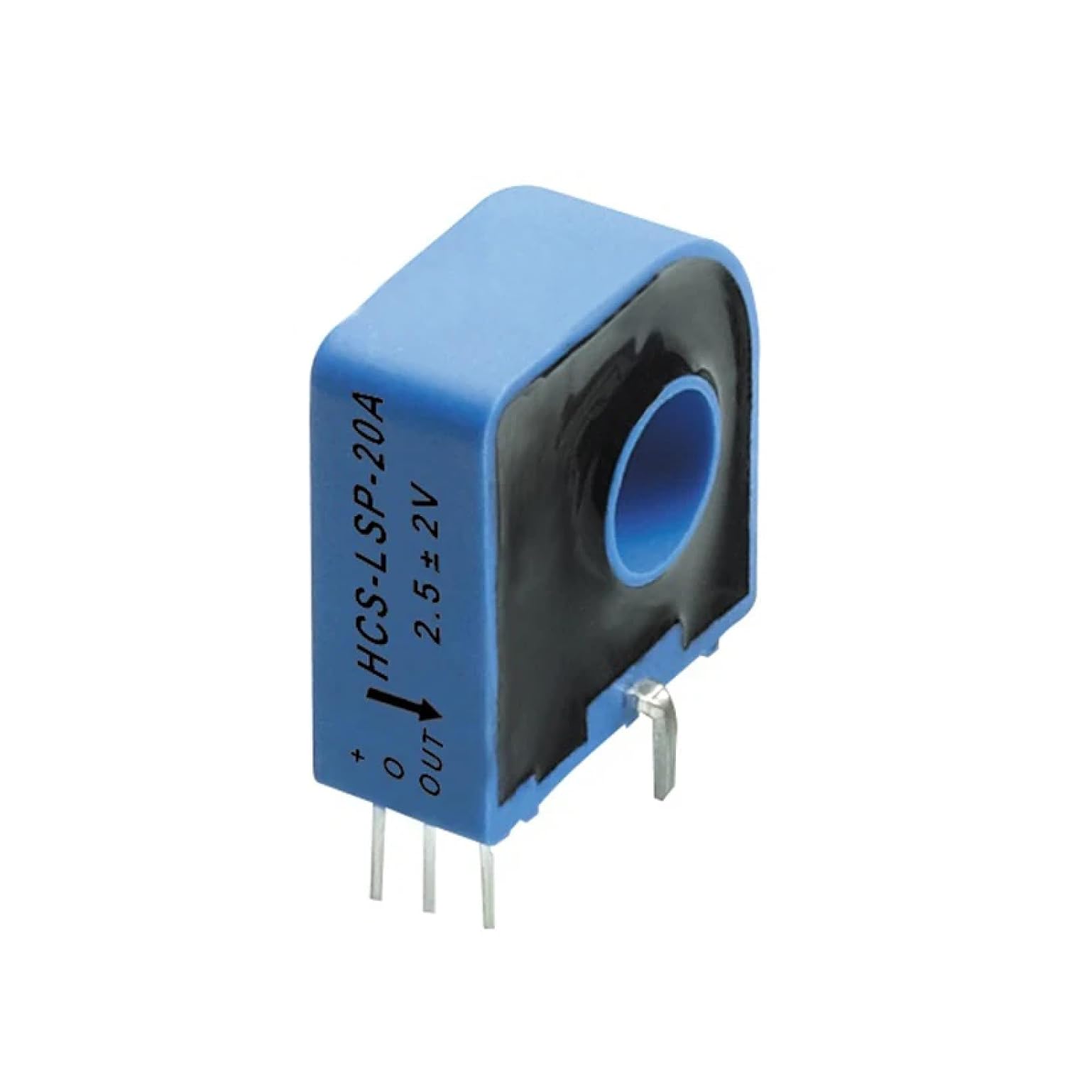 HCS-LSP-20A Hall Effect Current Sensor, 2.5±2V Output, PCB Mount with Galvanic Isolation (50A)