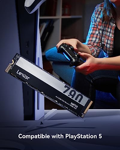 Image of Lexar NM790 2TB SSD, M.2 2280 PCIe Gen4x4 NVMe 1.4 Internal SSD, Up to 7400MB /s Read, Up to 6500MB /s Write, Internal Solid State Drive for PS5, PC, Laptop, Gamers, Professionals (LNM790X002T-RNNNG)