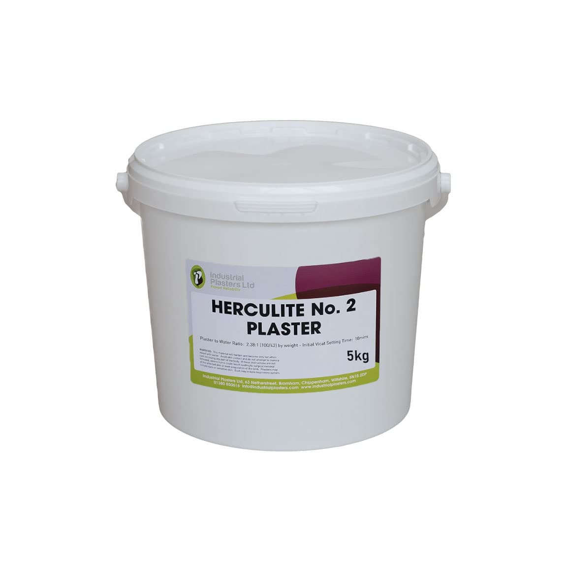 Herculite No. 2 Casting Plaster 10kg & 25kg (5kg Bucket)