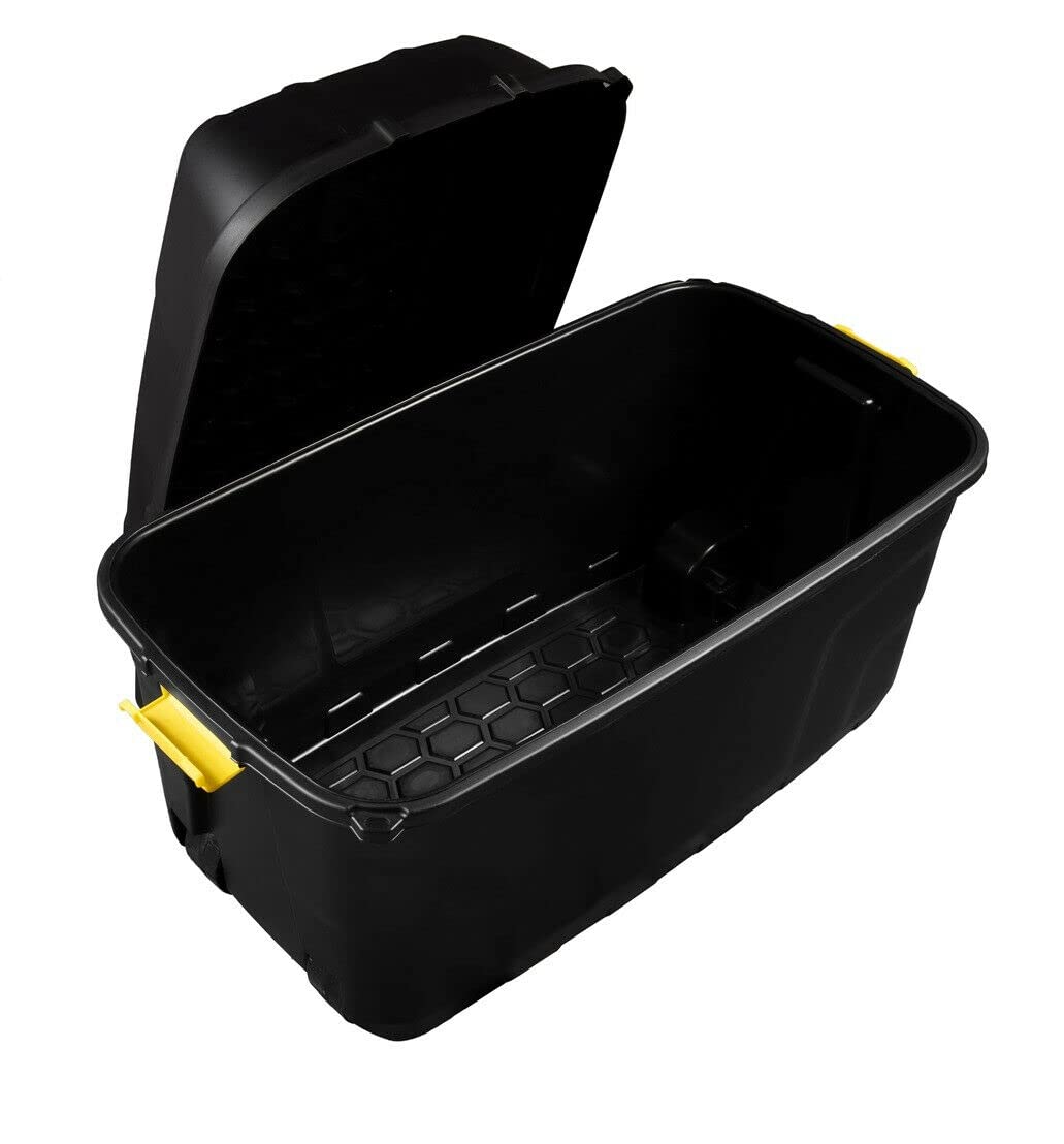 Strata Heavy Duty Aufbewahrungsbox mit Rädern – 175 Liter, 94x52x56cm – schwarz