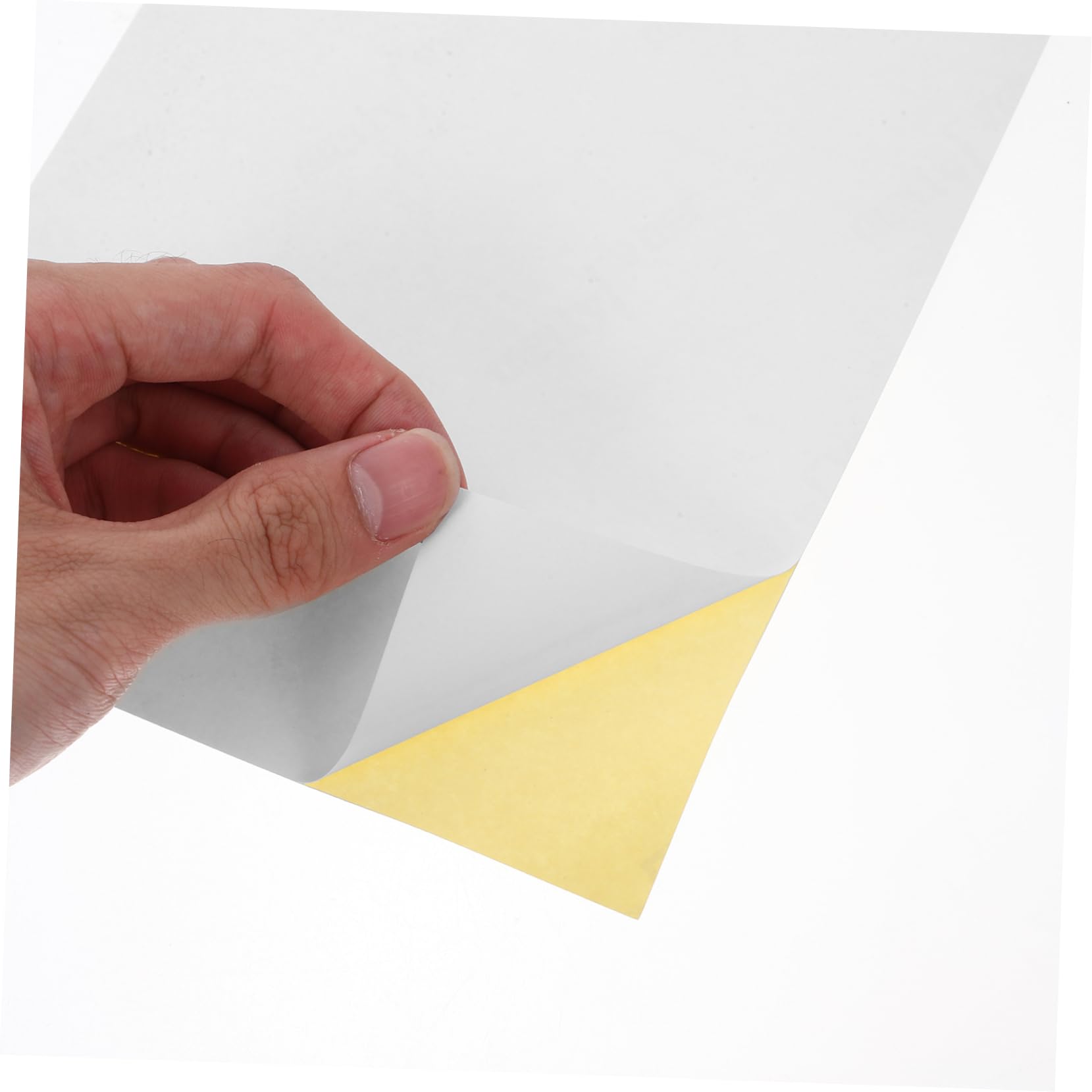 Etichette Adesive A5 Bianche da 150 Pezzi in Carta per Scrittura | Superficie Opaca, Testo Chiaro e Leggibile, Adatte per Ufficio e Archiviazione