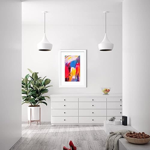 Miniatura 3 de Marco de fotos blanco de 16 x 24 pulgadas para montaje en pared de fotos de 14 x 20 pulgadas, 1 unidad