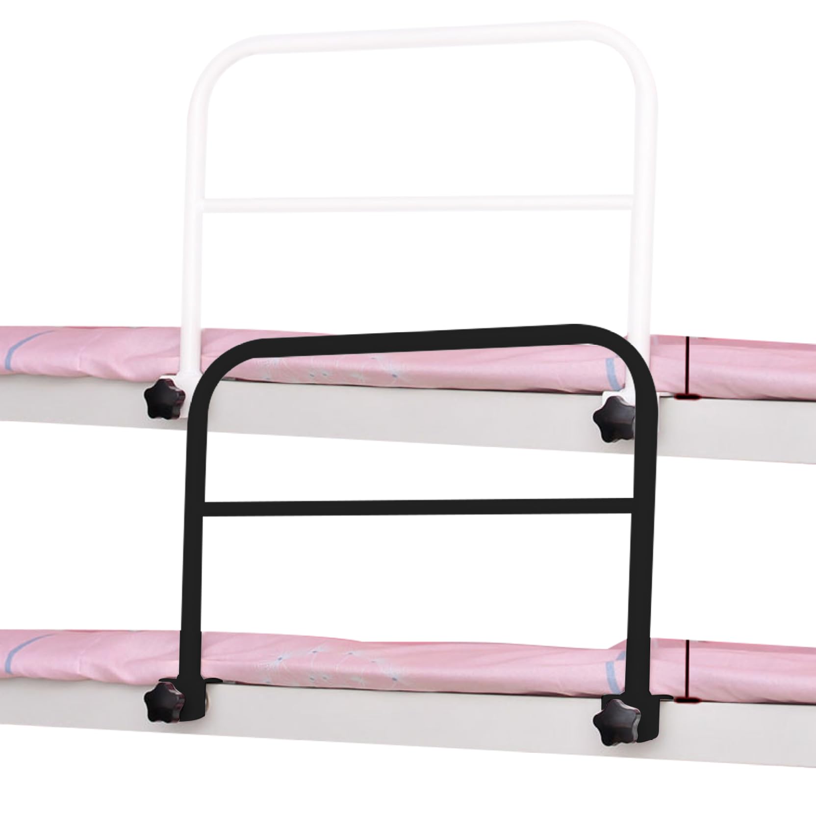 Rails de la cama para adultos mayores Seguridad Riestras de guardia de cama resistente Rieles de seguridad de cama ajustable para personas mayores Se adhieren a bares de agarre a la cama Prevención d