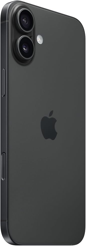 Apple iPhone 16 Plus 128GB: 5G Mobile phone with Apple Intelligence - Black + Clear Case with MagSafe