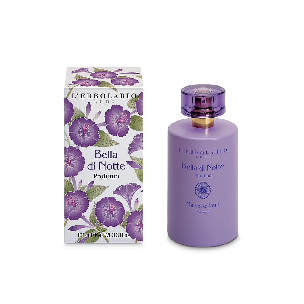 L'Erbolario Bella di Notte Profumo 100 ml - fragranza dolcemente fiorita e vanigliata